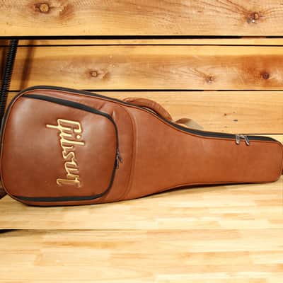 GIBSON Gig Bag Premium Soft Case Brown Vinyl Leather Fits SG Les Paul Gigbag image 1