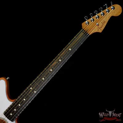 Fender American Acoustasonic Jazzmaster Ebony Fingerboard Arctic White image 4