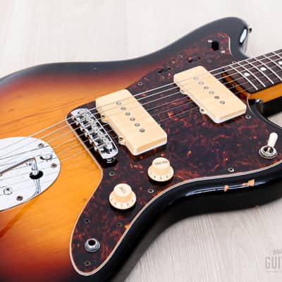 2002 Fender Jazzmaster ‘62 Vintage Reissue JM66-80 Sunburst, Japan CIJ image 6