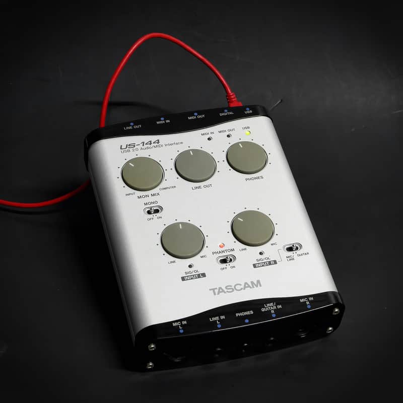 TASCAM US-144 USB 2.0 Audio Midi Recording Interface image 1