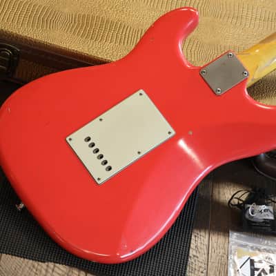 2017 Nash Guitars S-63 w/ Lollar Pickups Electric Guitar Fiesta Red + OHSC image 16