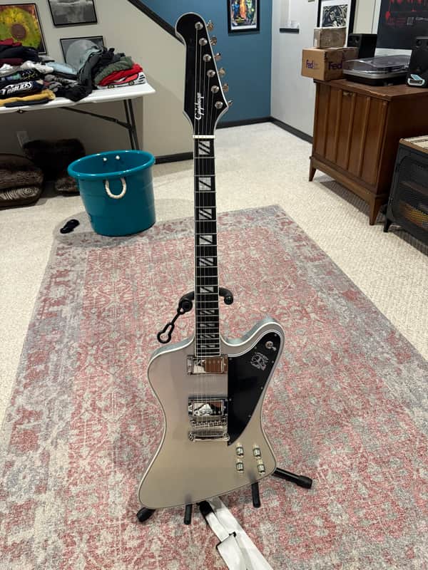 Epiphone Futura Firebird Custom 2025 - Present - Quicksilver Shift image 1
