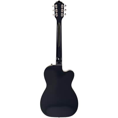 Airline Guitars Tuxedo Left Handed Black image 5