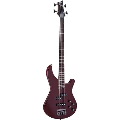 Mitchell MB200 Modern Rock Bass Guitar With Active EQ - Regular Blood Red image 7