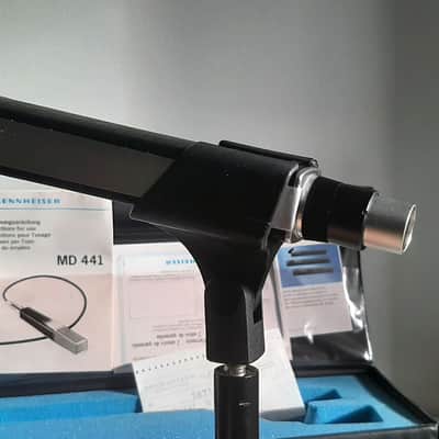 Sennheiser MD 441U Supercardioid Dynamic Microphone 1971 - Present - Black image 10