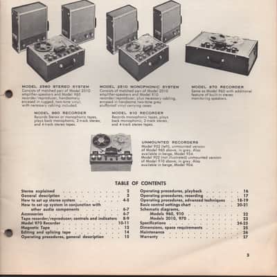 Ampex- Owner's Reference Book, 1966, Portable Home Music Systems image 2
