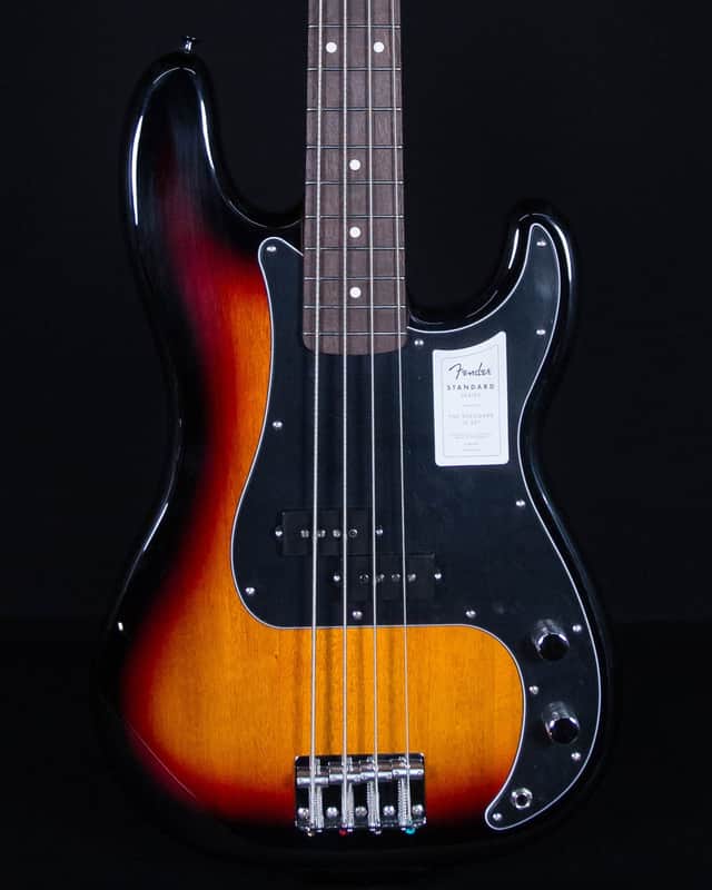 Fender Standard Precision Bass, Laurel FB, 3-Color Sunburst image 1