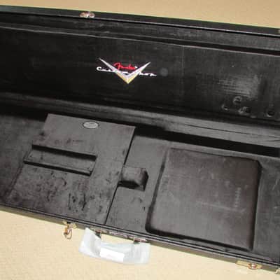 Fender Custom Shop Center Pocket Hard Shell Case Black w/Black Interior NM/M image 2