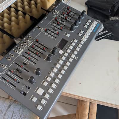 Malekko Manther Monophonic Analog Synthesizer and Sequencer 2018 - Gray image 1