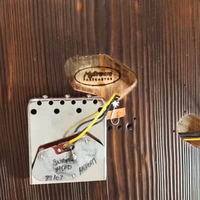 MyDream Partcaster Custom Built -Torch-burned Snake Head 1949 Proto image 10