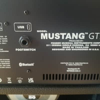 Fender Mustang GTX50 50-Watt 1x12" Digital Modeling Guitar Combo 2020 - Present - Black image 4