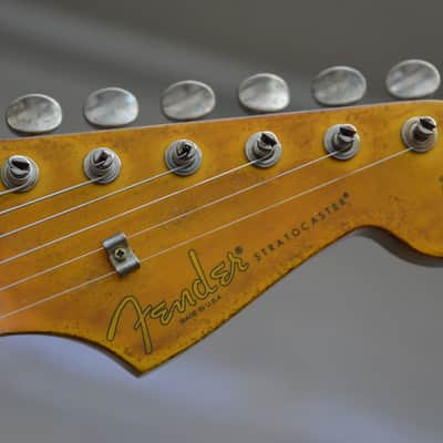 American Stand Fender Stratocaster Custom Heavy Relic Sunburst CS Fat 50's image 16