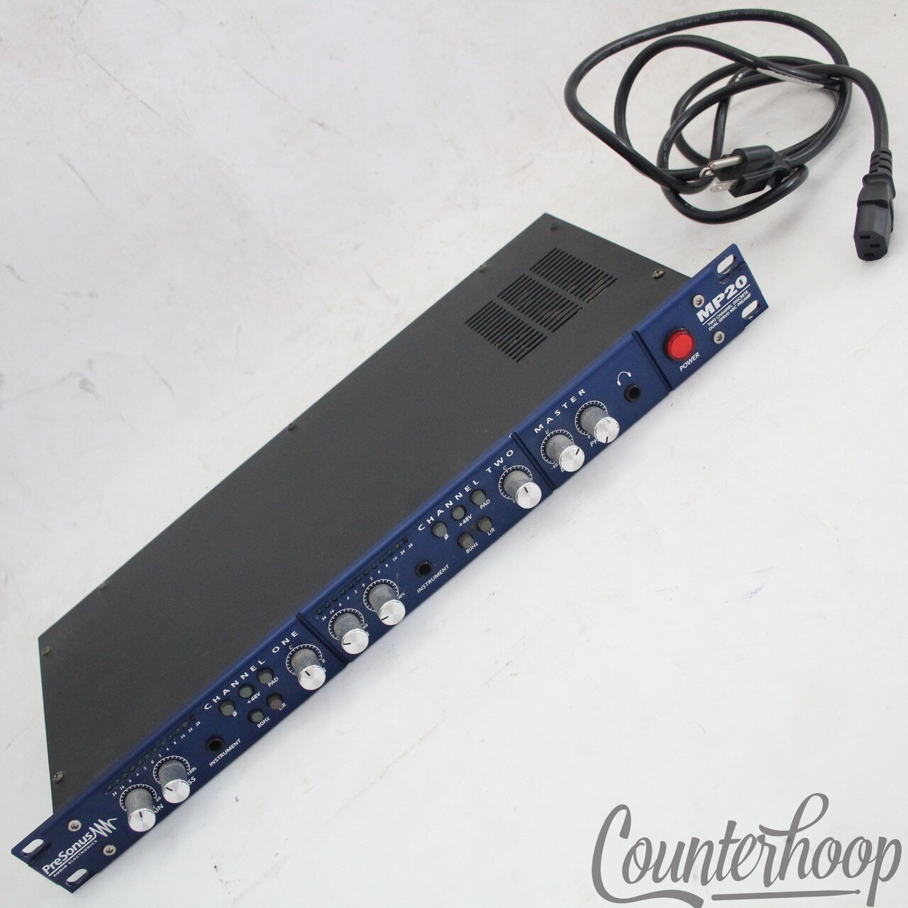 PreSonus MP20 2-Channel Discrete Dual Mic Preamp Rack Mount M80 Digital Audio OG — main photograph