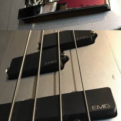 ESP Custom Shop 1 of 1 Gibson Thunderbird PJ Precision Jazz Rock Bass Special Artist Order EMG image 9