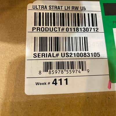 Fender American Ultra Stratocaster Left-Handed RW LH Rosewood 2021 Ultraburst US210083105 7 Lb15.4oz image 10
