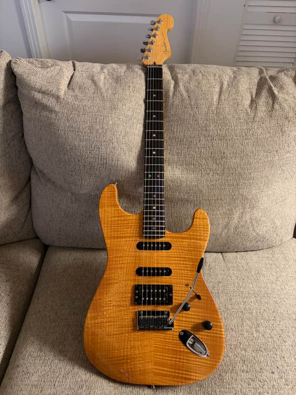 Fender American Deluxe Stratocaster FMT HSS 2004 - 2009 | Reverb