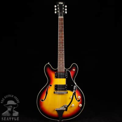 Trump Semi-Hollow Electric Guitar Sunburst image 2