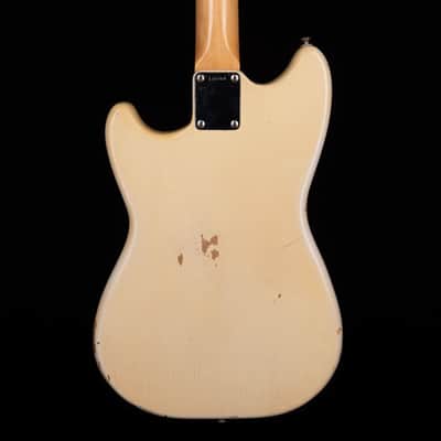 Vintage 1963 Fender Duo-Sonic Olympic White with OHSC image 10