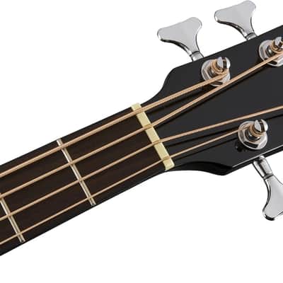 Fender CB-60SCE Acoustic Bass. Laurel FB, Black image 15