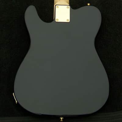 Telecaster with 2" Wide XX-Large Guitar Neck (51mm at the nut) X-Light 6.2 lb. Black Ash Guitar Maple Neck +Gold Foil Humbucker with Matched Custom Bridge Pickups +Treble-Bleed Circuit+ Leveled+ Crowned and Polished Frets + Gold Hardware image 4