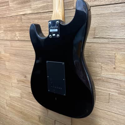 Memphis 302B Strat Style HSS electric guitar 1980's 1990's - Black- 6lbs 11oz image 16