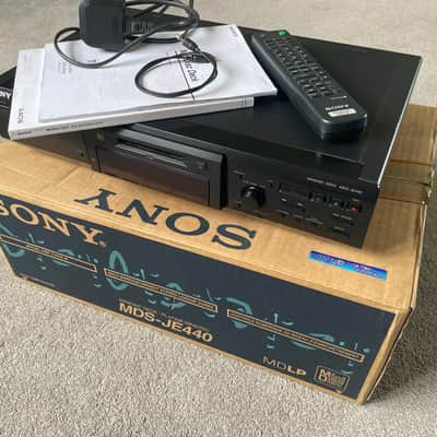 Sony MDS-JE440 Minidisc Deck Stereo HiFi MDLP 90's - Black image 1