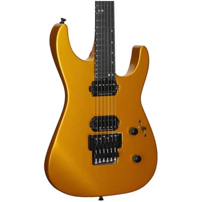 Jackson American Series Virtuoso Electric Guitar (with Case), Gold Rush image 1