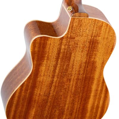 Ortega RCE138SN Performer Series Solid Spruce Top Mahogany Neck Cutaway Nylon 6-String Classical Acoustic-Electric Guitar w/Gig Bag image 8