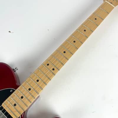 Fender American Deluxe Telecaster Ash with Maple Fretboard 2013 - Wine Transparent . Fender Upgraded Features, and Deluxe ATA Fender Travel case image 4