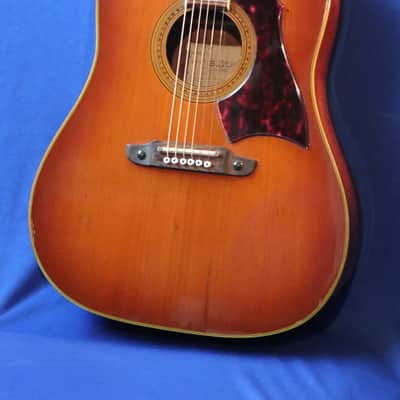 ∞ Rare Early Eko Rio Bravo 6 c.1968 Sunburst + Pro Setup ∞ image 2