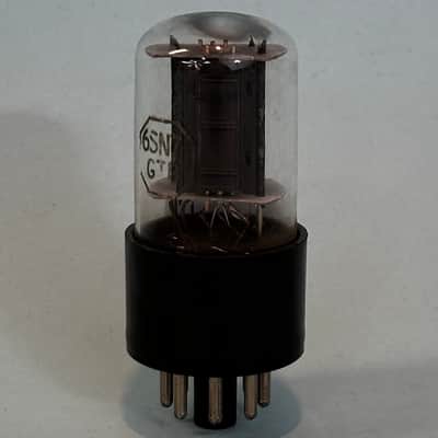 1956 RCA 6SN7GTB Vintage 1950s Black plate USA Tube! T537 image 3
