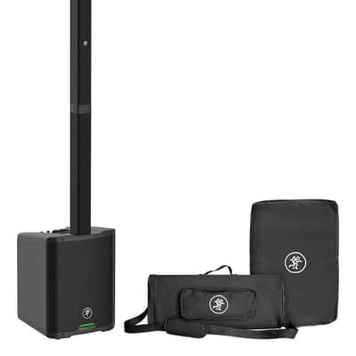 Mackie SRM-Flex 1300w Line Array DJ Speaker PA System w/Sub+Se Electronics Mic image 11