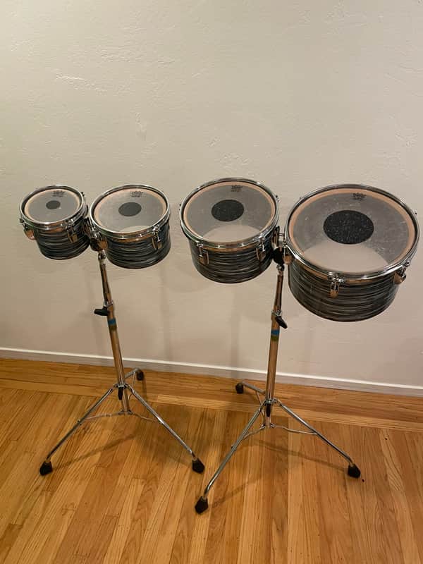 Ludwig Concert Toms Blue Oyster Pearl image 1