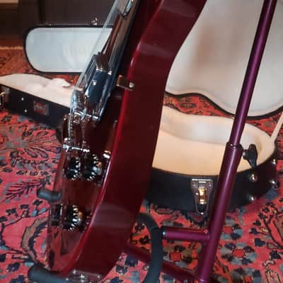 1994 Ebony Board Gibson Les Paul Studio Wine Red, Gibson Case 9.0 lbs Non-Chambered image 13
