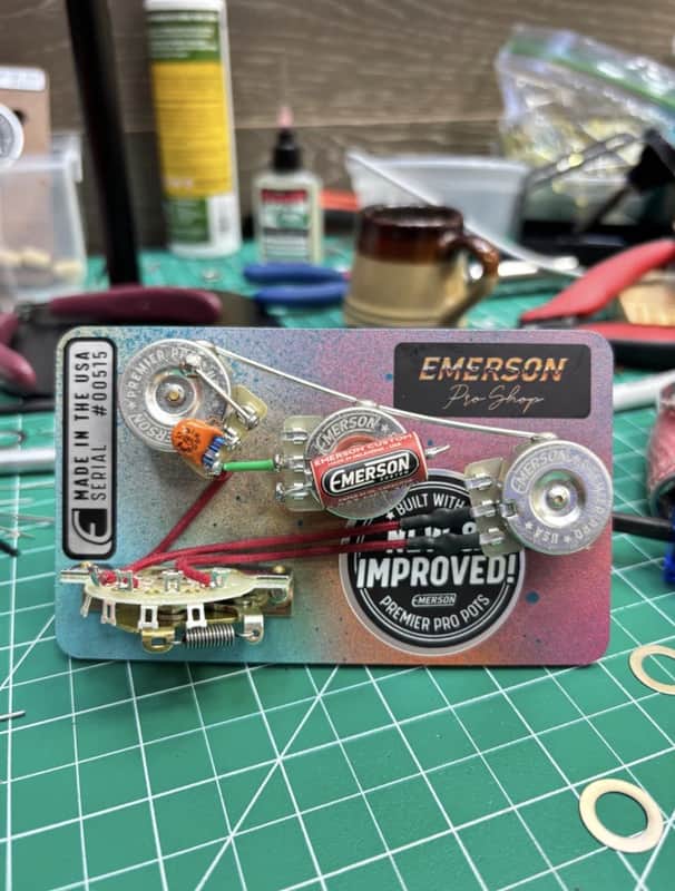 Emerson Custom BLENDER 5-WAY SILVER SKY PREWIRED KIT - PREMIER PRO image 1