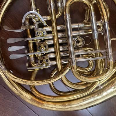 C. G. Conn 6D Double French horn. Made in USA image 10