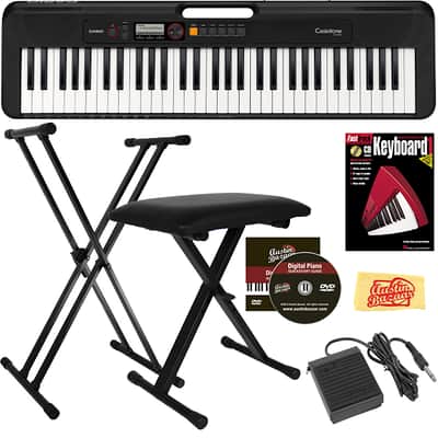 Casio CT-S200 Casiotone 61-Key Keyboard - Black w/ Adjustable Stand image 1
