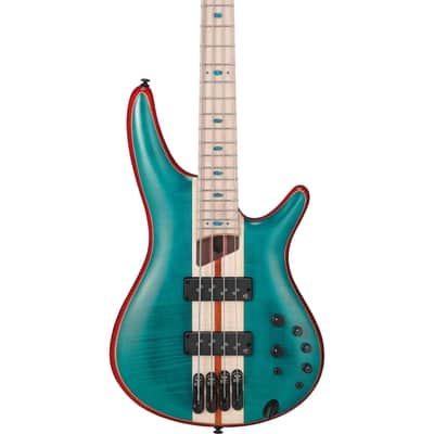 Ibanez SR1420B-CGL Caribbean Green Low Gloss - 4-String Electric Bass image 4
