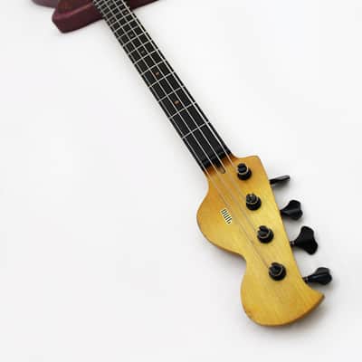 DWG Custom 34" Proto 4-String Bass Guitar Relic Roasted Pine image 13