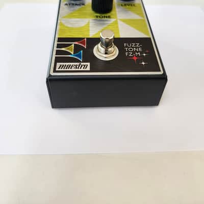 Used Maestro Fuzz-Tone FZ-M Fuzz Pedal - Yellow Graphic w/ Original Box image 2
