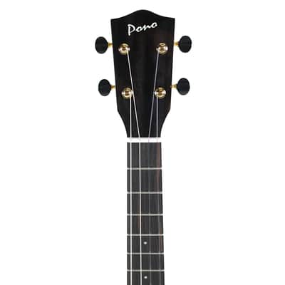Pono MGTDP Deluxe Solid Mango Pineapple Tenor Ukulele image 5