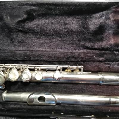 Armstrong 104N Nickel-Plated Flute w/ Case, USA, Good Condition image 3