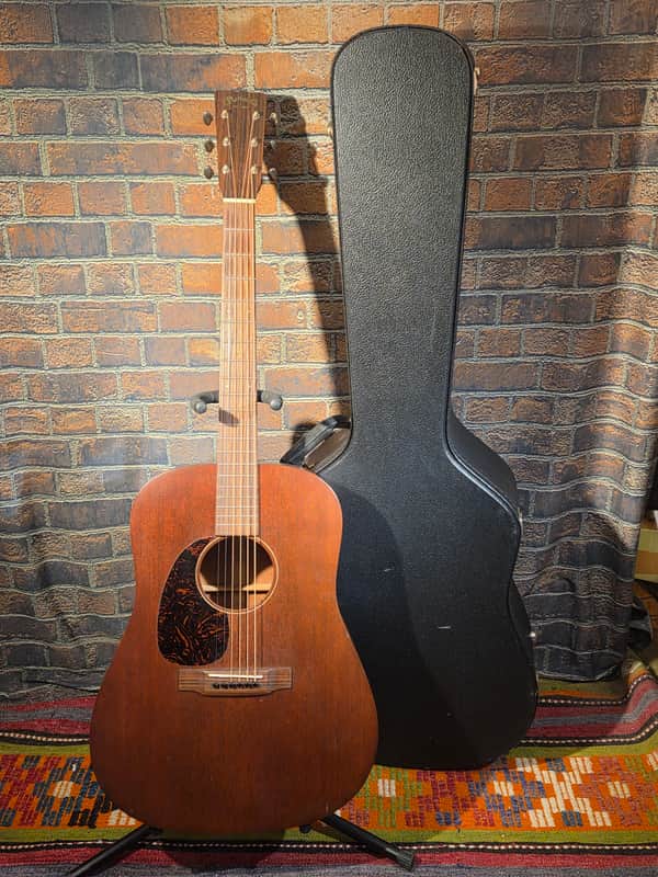 Martin D-15M Left-Handed Dreadnought Natural w/ OHSC image 1