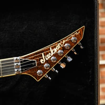 Jackson USA Custom Shop Back to Back Double Neck Rhoads One Off Master Built by Pablo Santana  Rootbeer Swirl 2005 w/OHSC image 10