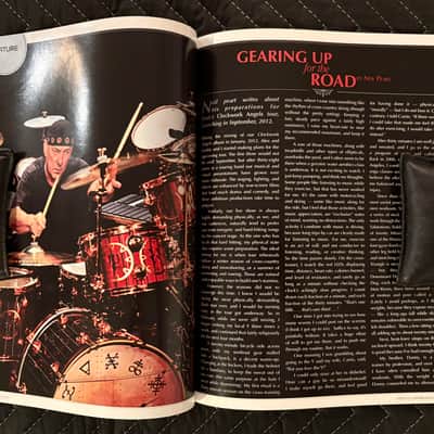 DW Edge Magazine Issue 10 - 2012-2013 - Neil Peart Cover and Story image 3