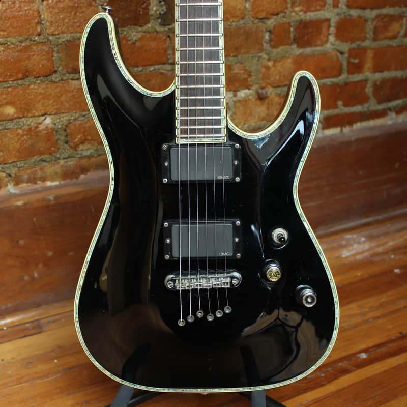 Schecter C-1 Elite Diamond Series w/ EMG 2003 Black | Reverb