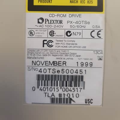 Plextor Ultraplex 40max SCSI CD ROM Drive image 7