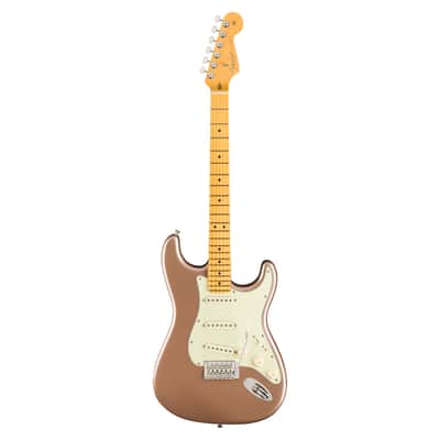 Fender American Professional Classic Stratocaster - Maple Fingerboard, Faded Firemist Gold image 2