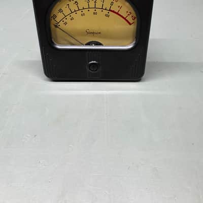 Simpson VU Meter 1970's  - Black image 1