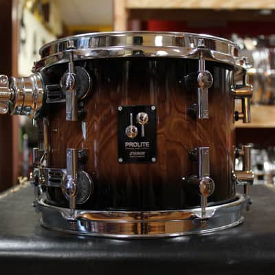 Sonor Prolite Outfit in Walnut Brown Burst 14x18 8x10 14x14 image 12